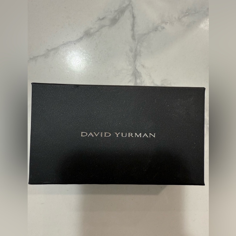 David Yurman Full Pave ID bracelet blue sapphire and silver - Picture 7 of 10
